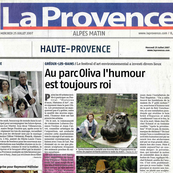 Yanka Krzesinski- La Provence-2007